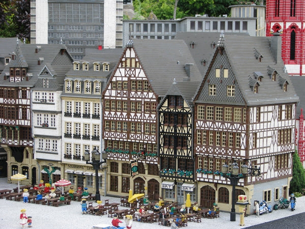 The whole city of LEGO. Legoland Park, located in Gunzburg, Germany.